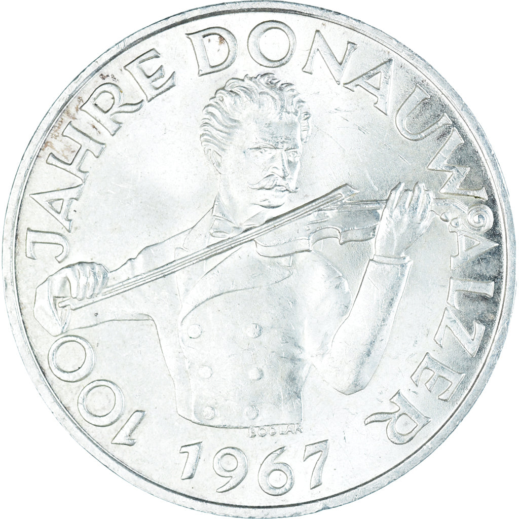 Coin, Austria, 50 Schilling, 1967, MS(60-62), Silver, KM:2902