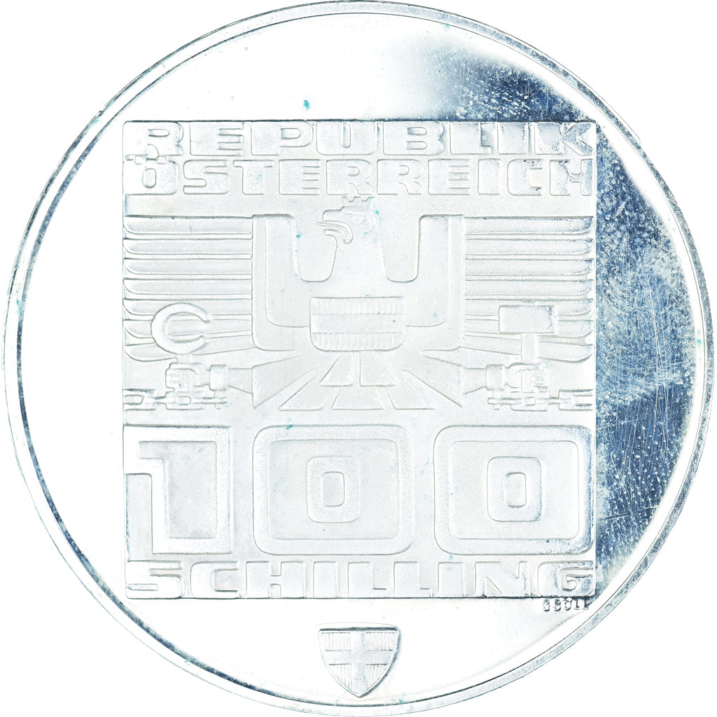 Coin, Austria, 100 Schilling, 1976, AU(50-53), Silver, KM:2929