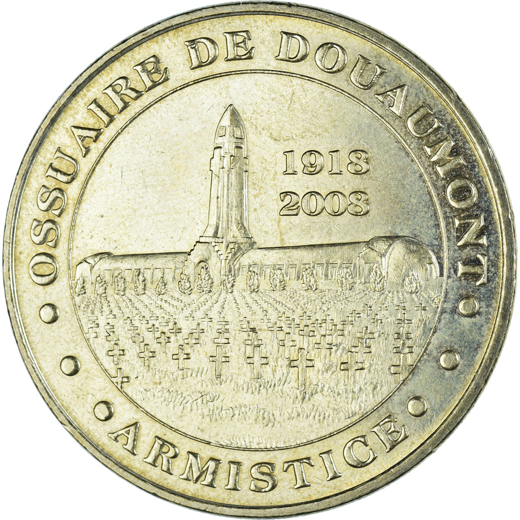 Francia, zeton, Jetón turístico, Douaumont - Ossuaire n° 3, 2007, Monnaie de