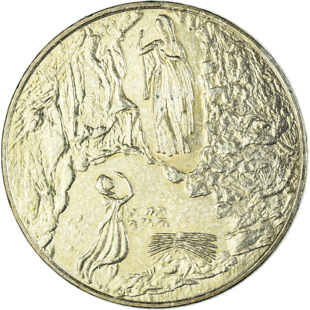 Francia, zeton, Jetón turístico, Lourdes - Laissez-vous réconcilier avec