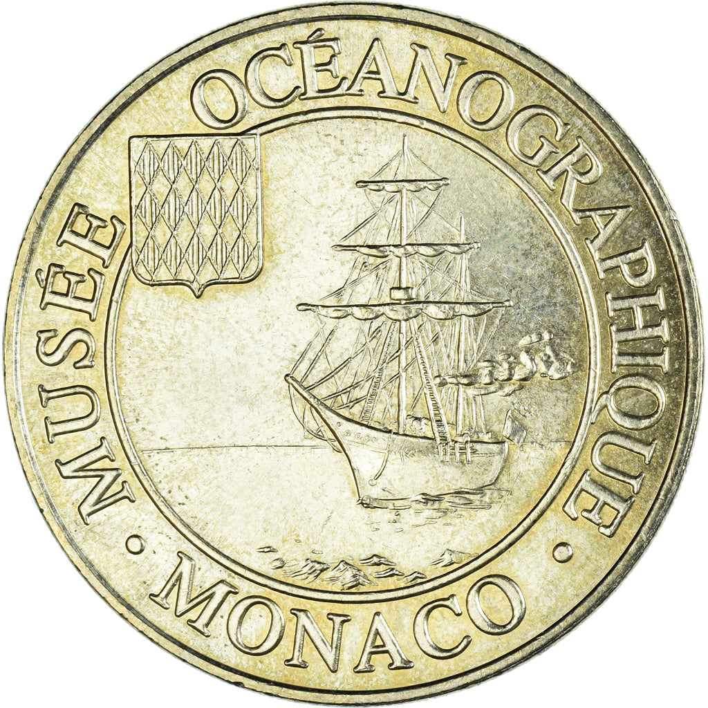 Frankreich, betaalpenning, Touristic token, Monaco -  Musée Océanographique