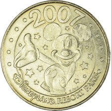 Frankreich, betaalpenning, Touristic token, Disneyland - n°11 - Walt Disney