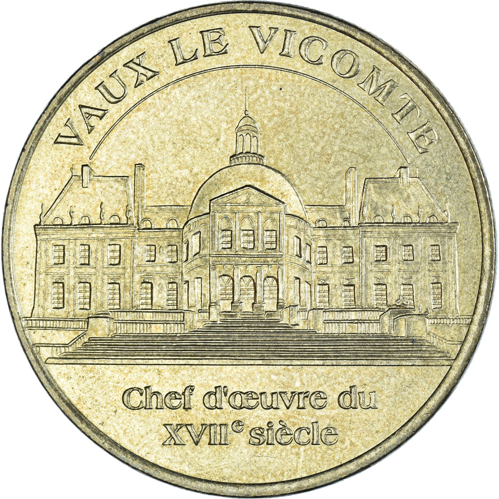 Francia, zeton, Jetón turístico, Maincy - Vaux le Vicomte, Arts & Culture