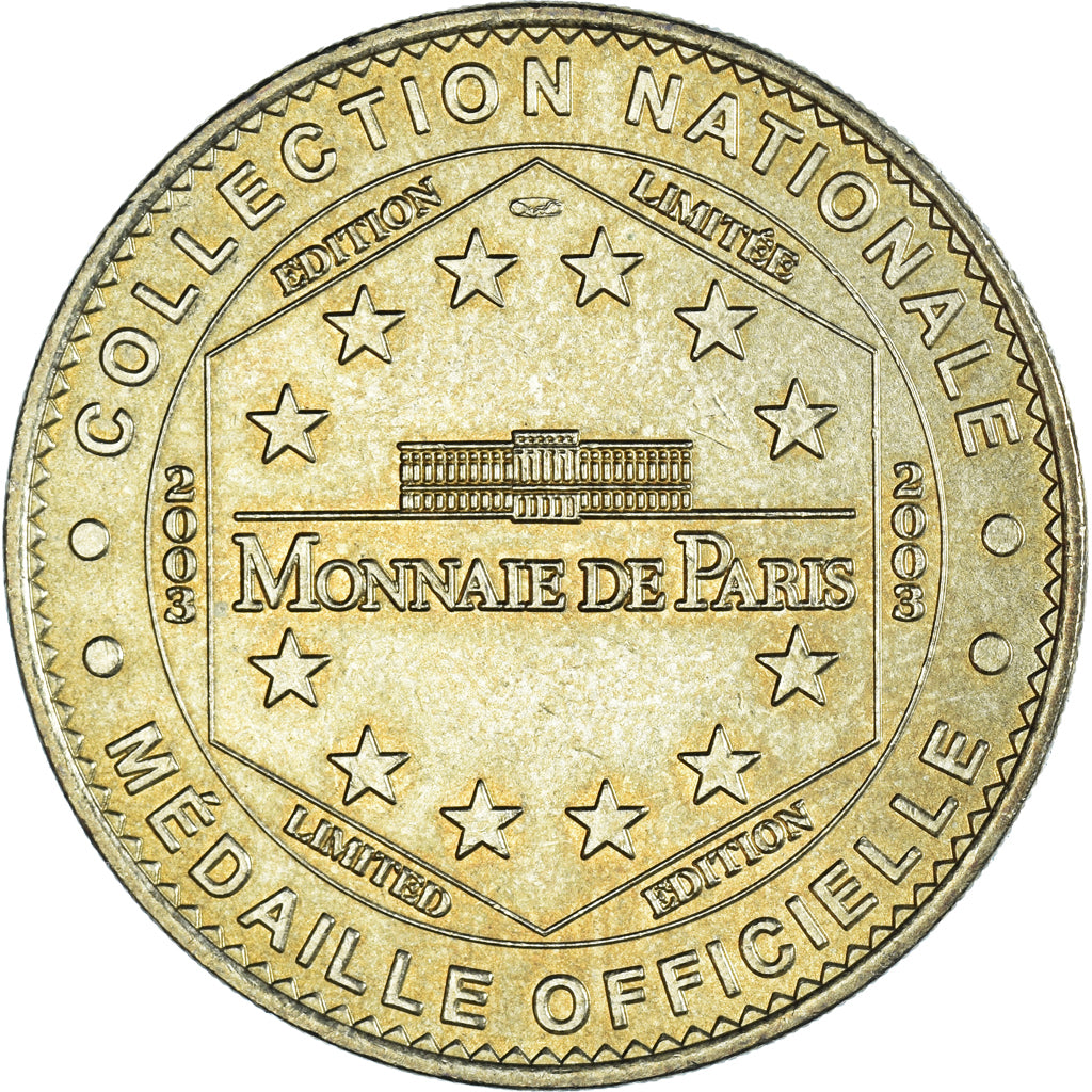 Francia, zeton, Jetón turístico, Paris - Les Egouts, 2003, Monnaie de Paris