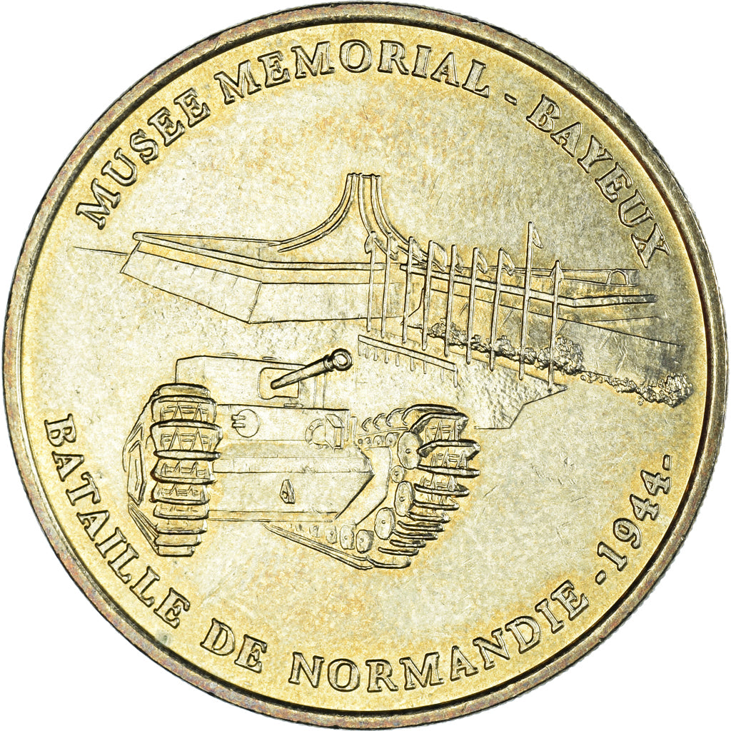 France, Token, Touristic token, Musée mémorial - Bayeux, 2004, Monnaie de