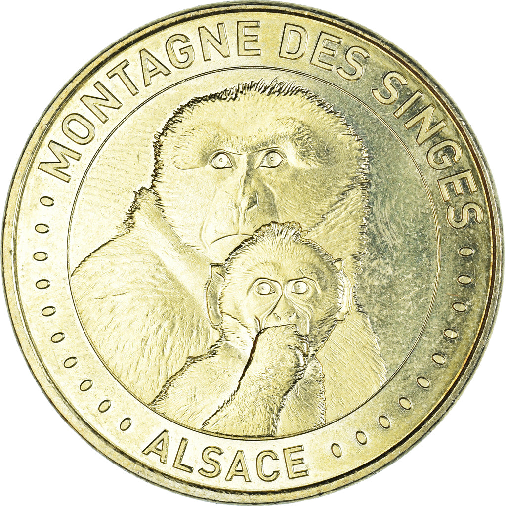 France, Token, Touristic token, Kintzheim -  Montagne des Singes n°10, 2020