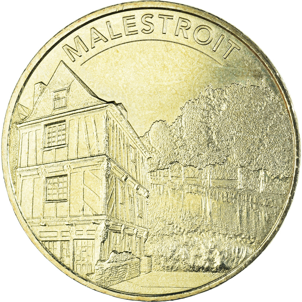 Francia, zeton, Jetón turístico, De l'Oust à Brocéliande n°2 - Malestroit