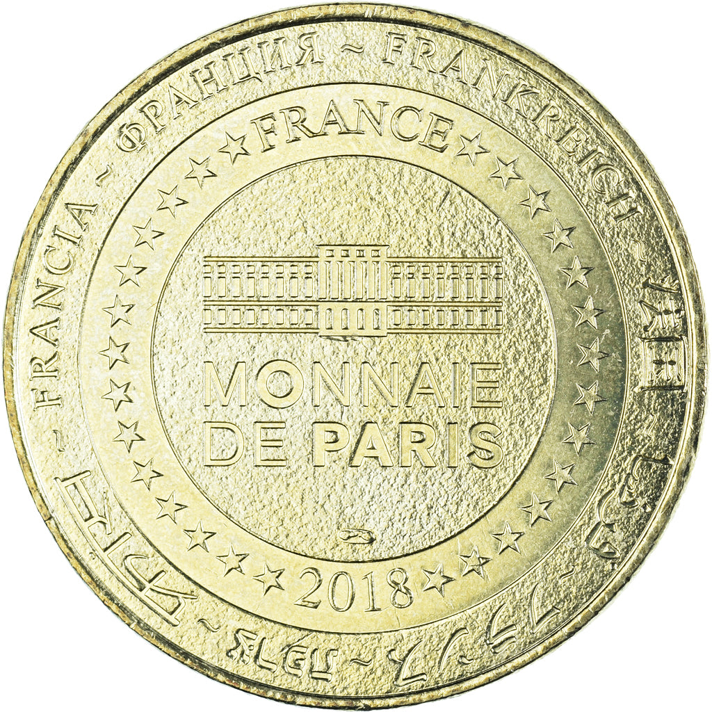 Francia, zeton, Paris - Dôme des Invalides n°2, 2018, Monnaie De Paris, MBC+