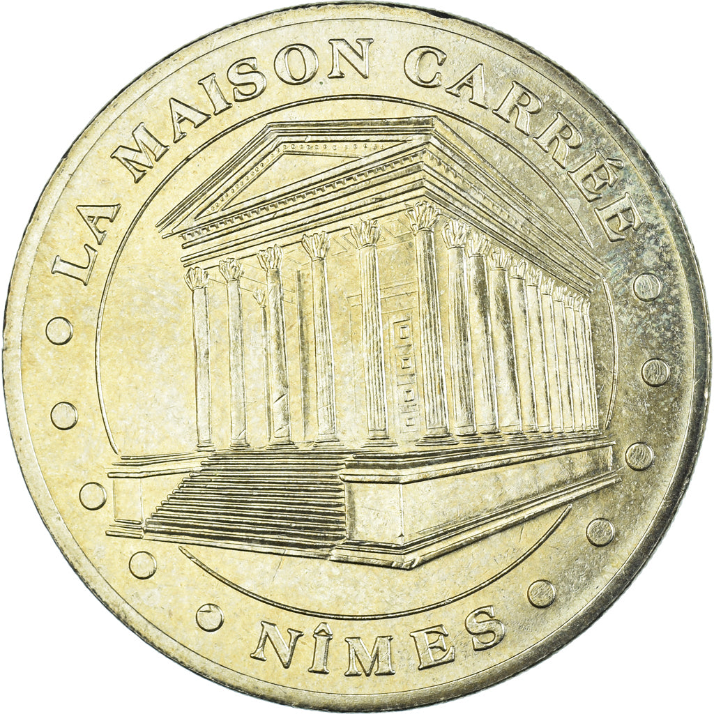 France, Token, Touristic token, Nimes - La Maison Carrée, Arts & Culture, 2012