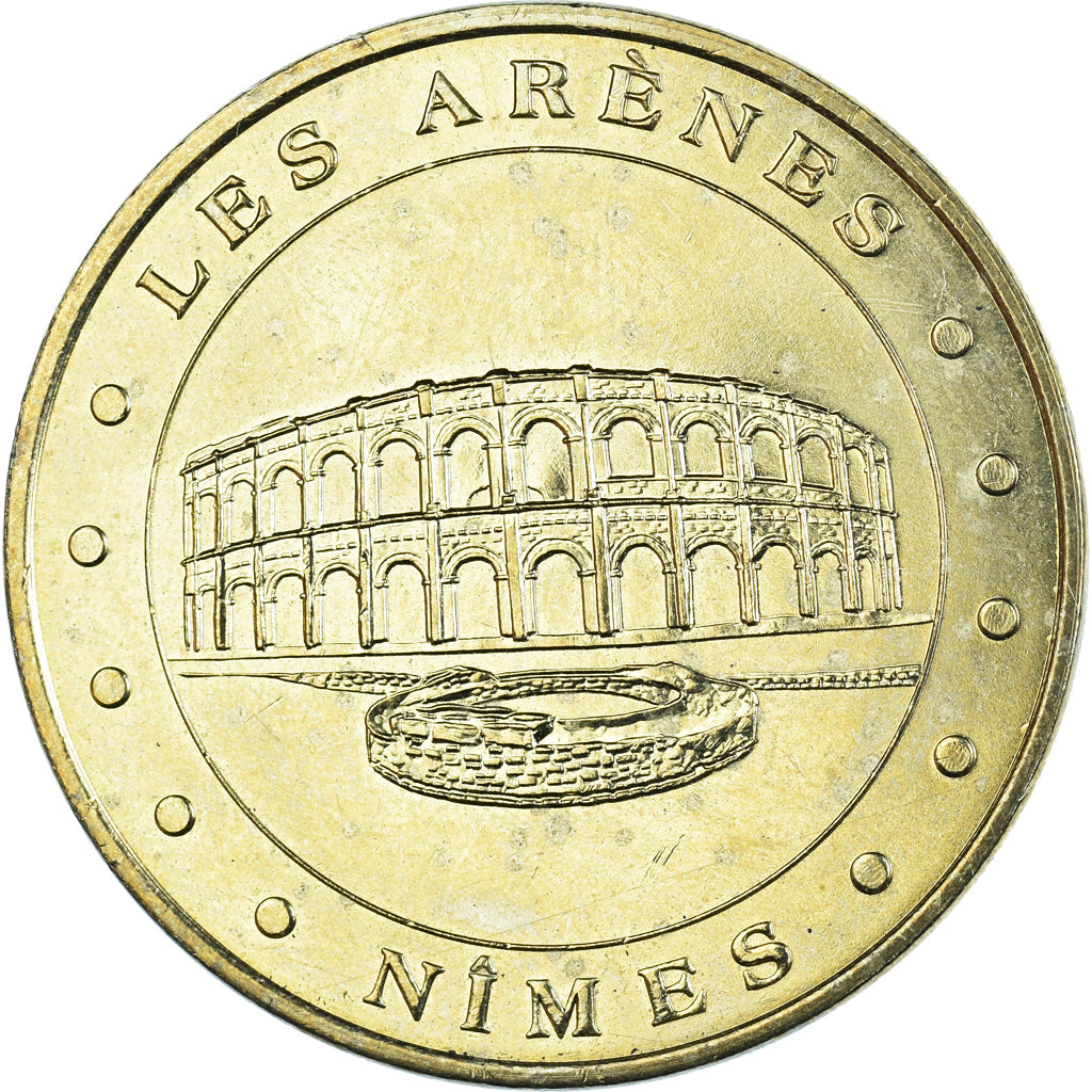 France, Token, Touristic token, Nimes - Les Arènes n°2, Arts & Culture, 2014
