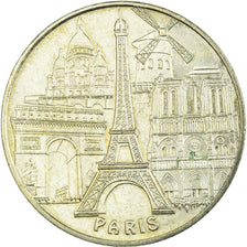 France, Token, Touristic token, Paris - Tour Eiffel n° 3 - les 5 monuments