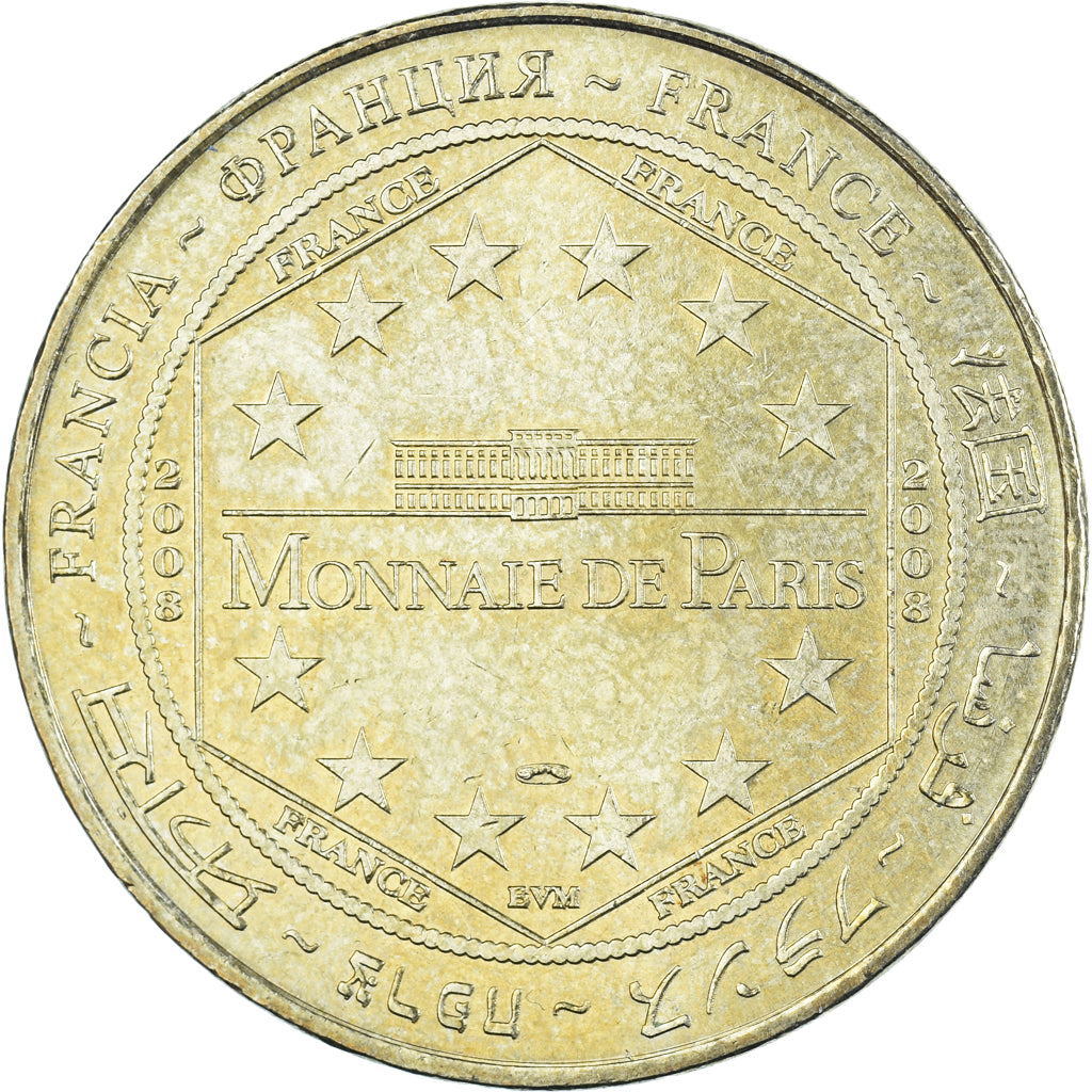 France, Token, Touristic token, Paris - Les 4 monuments, Arts & Culture, 2008