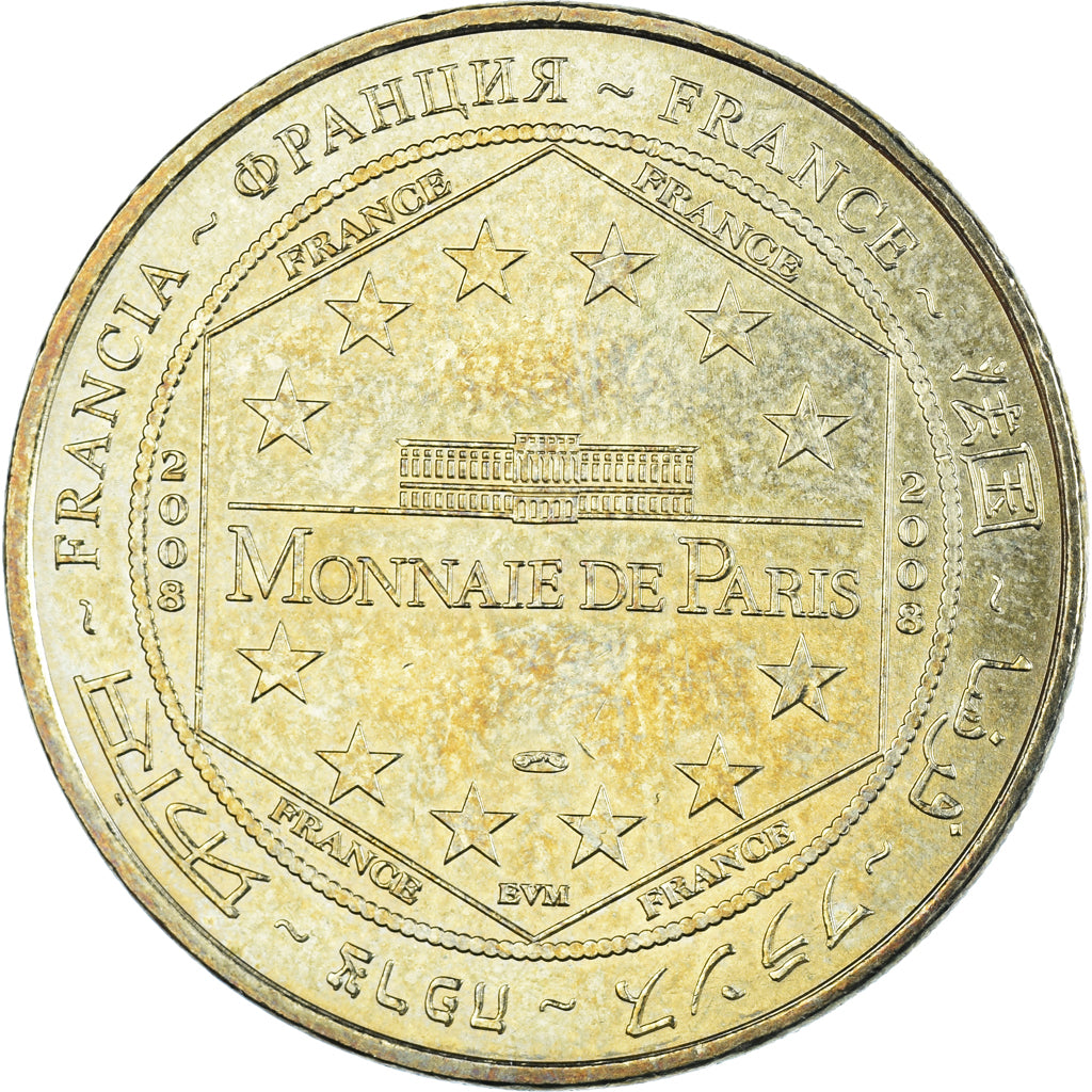 France, Token, Touristic token, Disneyland - Resort Paris, Arts & Culture, 2008