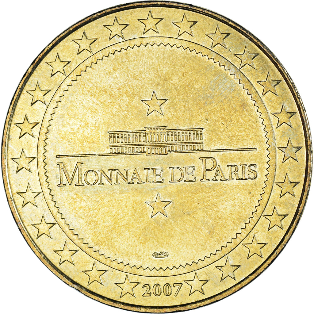 Francia, zeton, Jetón turístico, 14/ Cathédrale Notre-Dame - Bayeux, 2007