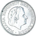 Coin, Netherlands, Juliana, 2-1/2 Gulden, 1961, EF(40-45), Silver, KM:185