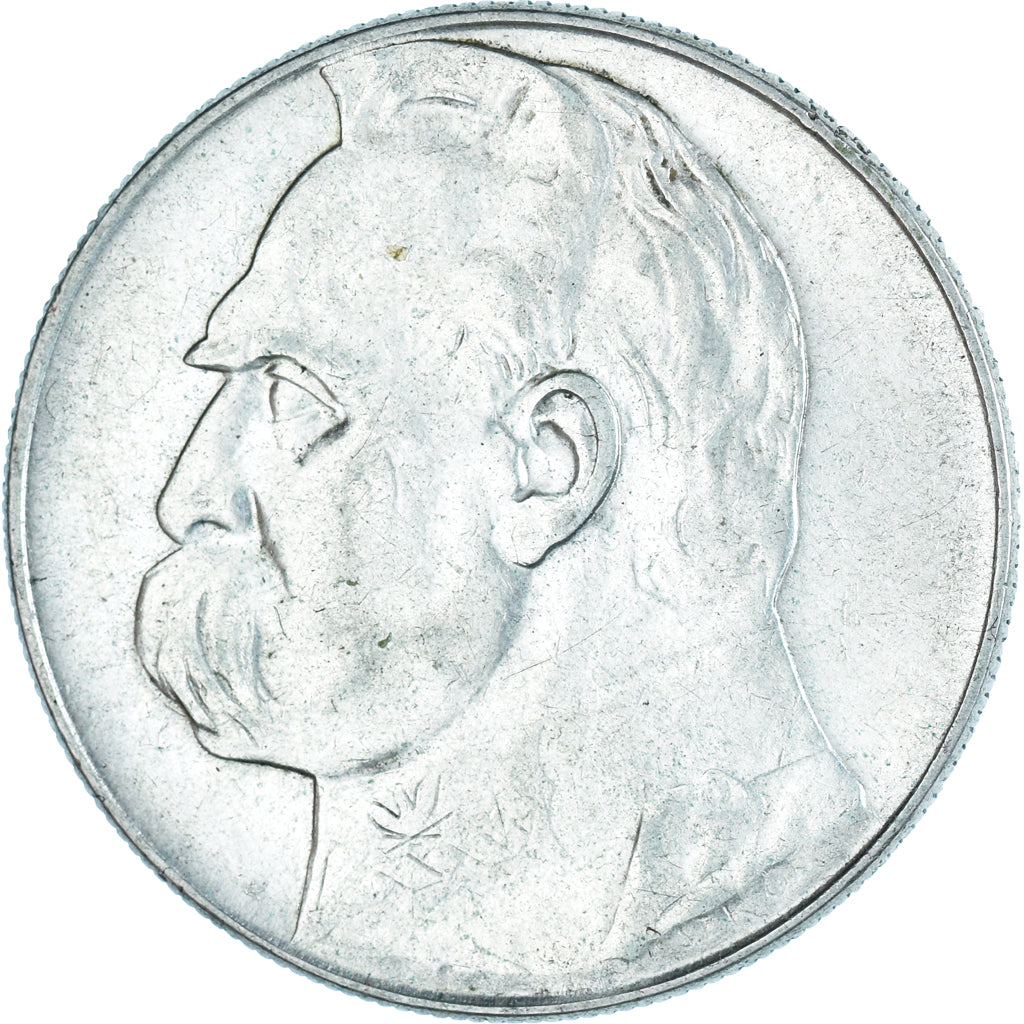 Coin, Poland, 10 Zlotych, 1936, Warsaw, AU(50-53), Silver, KM:29