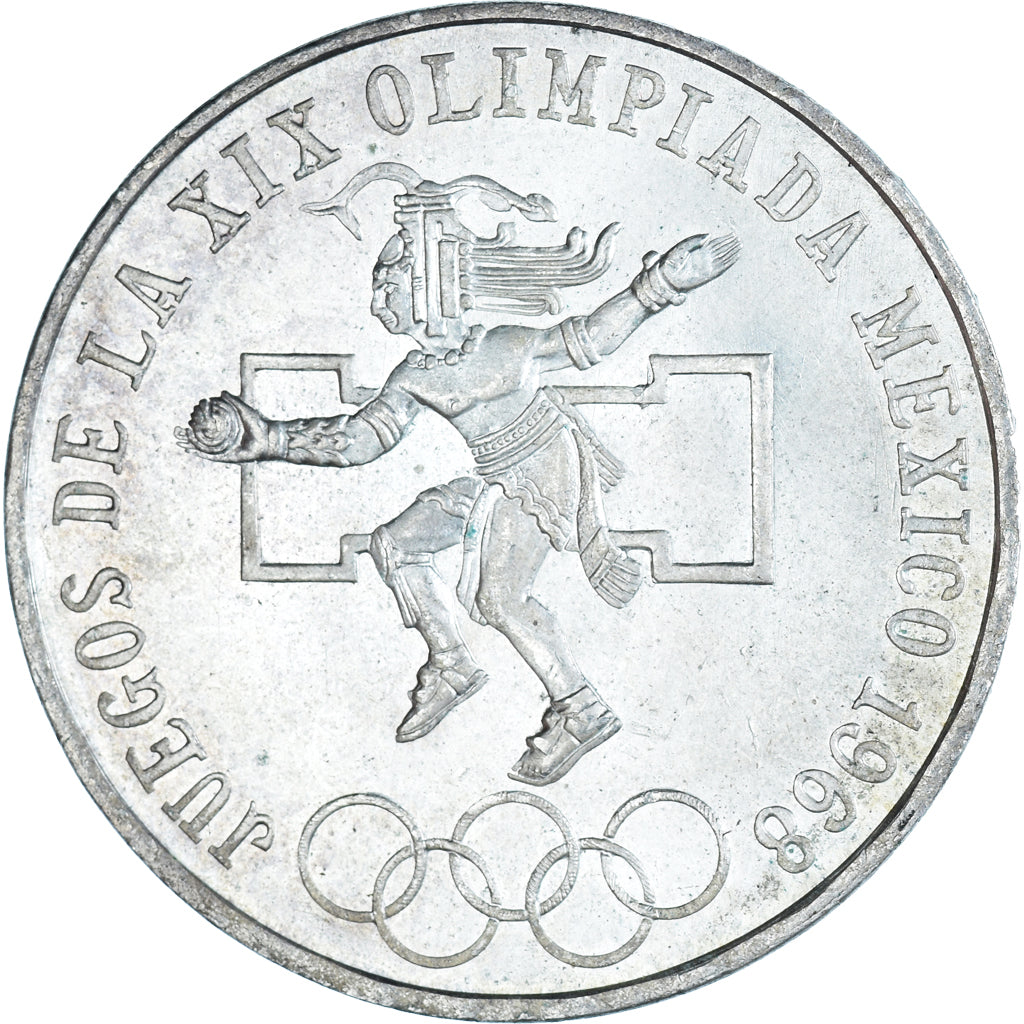 Moneda, México, 25 Pesos, 1968, Mexico, EBC+, Plata, KM:479.1