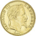Moneta, Francia, Napoleon III, Napoléon III, 50 Francs, 1867, Strasbourg, SPL-