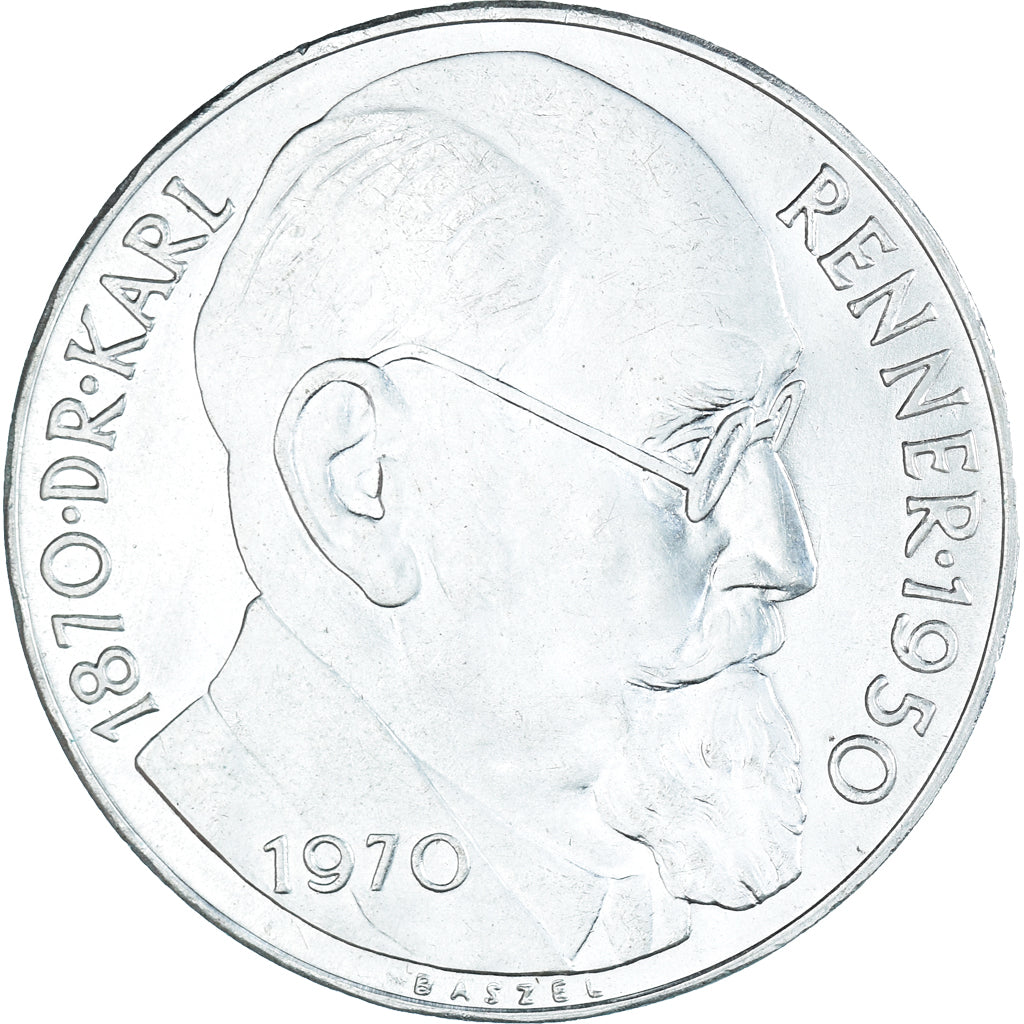 Coin, Austria, 50 Schilling, 1970, Proof, MS(63), Silver, KM:2909