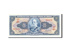 Banknote, Brazil, 20 Cruzeiros, 1961, Undated, KM:168a, UNC(65-70)