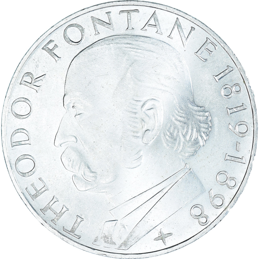 Coin, GERMANY - FEDERAL REPUBLIC, 5 Mark, 1969, Karlsruhe, Germany, AU(55-58)