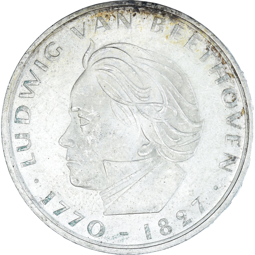 Moneta, GERMANIA - REPUBBLICA FEDERALE, 5 Mark, 1970, Stuttgart, Germany, BB+