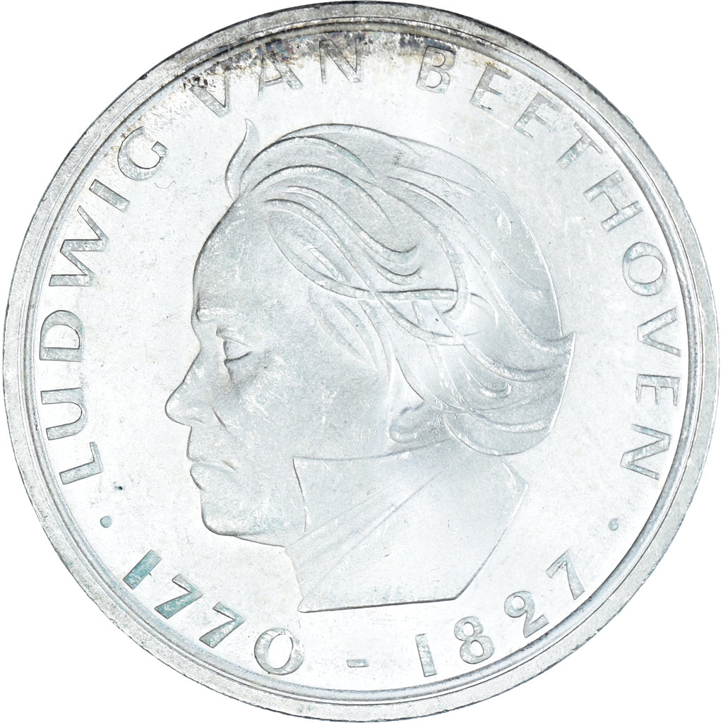 Moneta, GERMANIA - REPUBBLICA FEDERALE, 5 Mark, 1970, Stuttgart, Germany, BB+