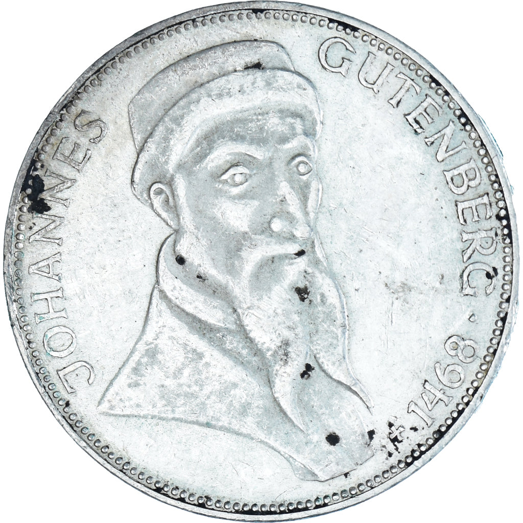 Coin, GERMANY - FEDERAL REPUBLIC, 5 Mark, 1968, Karlsruhe, Germany, VF(30-35)