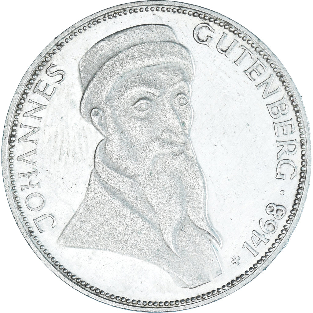 Moneda, ALEMANIA - REPÚBLICA FEDERAL, 5 Mark, 1968, Karlsruhe, Germany, MBC+