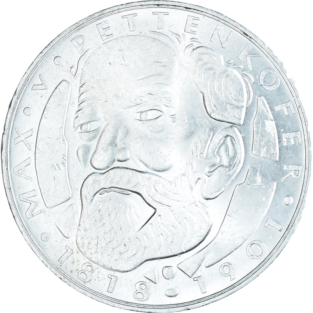 Moneta, GERMANIA - REPUBBLICA FEDERALE, 5 Mark, 1968, Munich, Germany, BB+