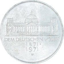 Coin, GERMANY - FEDERAL REPUBLIC, 5 Mark, 1971, Karlsruhe, Germany, AU(50-53)