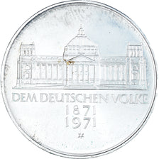 Coin, GERMANY - FEDERAL REPUBLIC, 5 Mark, 1971, Karlsruhe, Germany, AU(55-58)