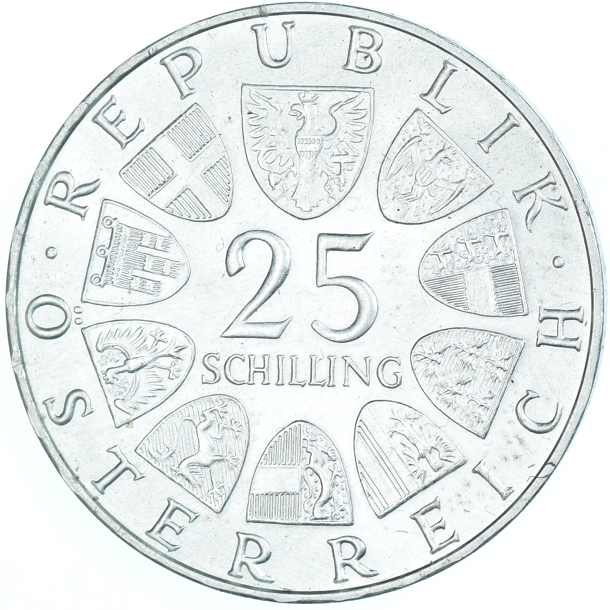 Coin, Austria, 25 Schilling, 1970, AU(50-53), Silver, KM:2907