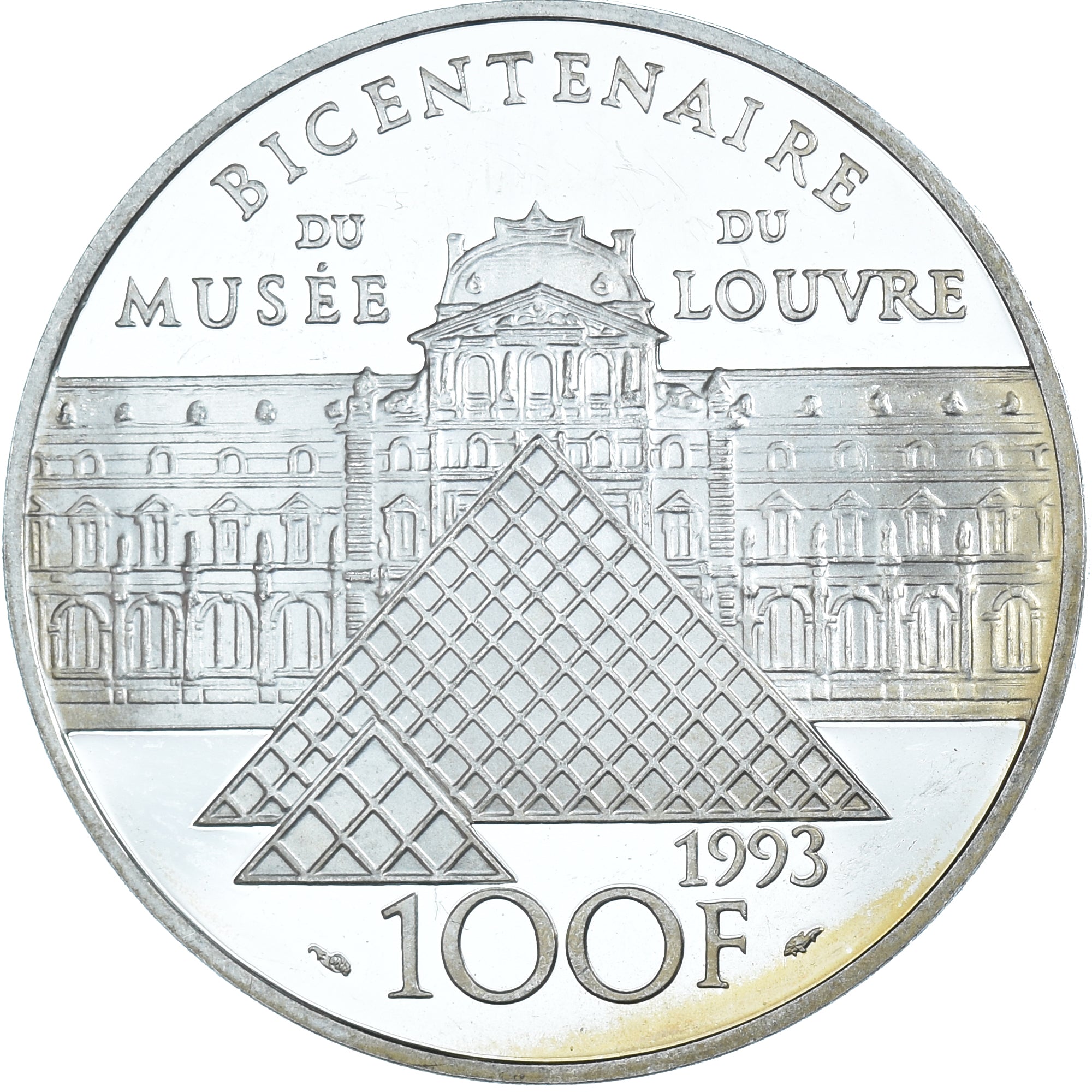 Coin, France, Vénus de Milo, 100 Francs, 1993, Paris, Proof, MS(63), Silver