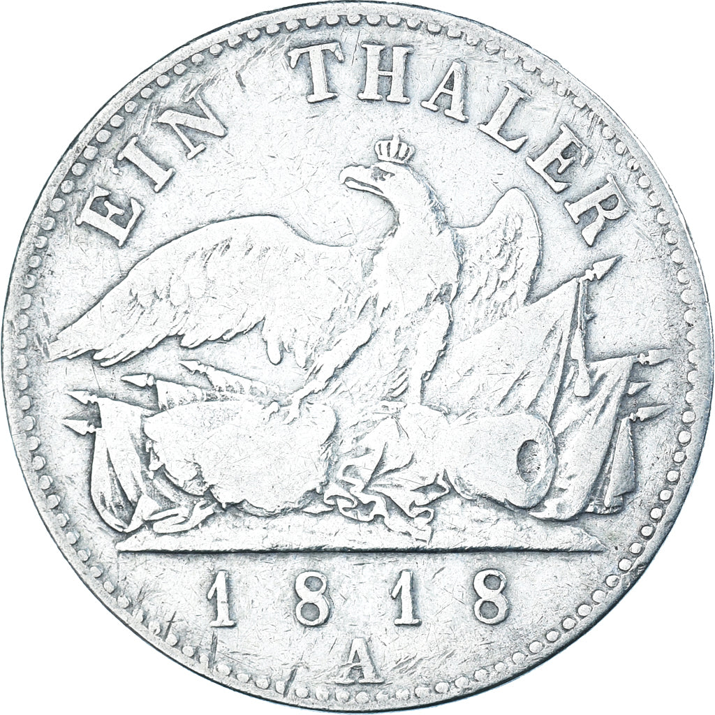 Munten, Duitse staten, PRUSSIA, Friedrich Wilhelm III, Thaler, 1818, Berlin, FR