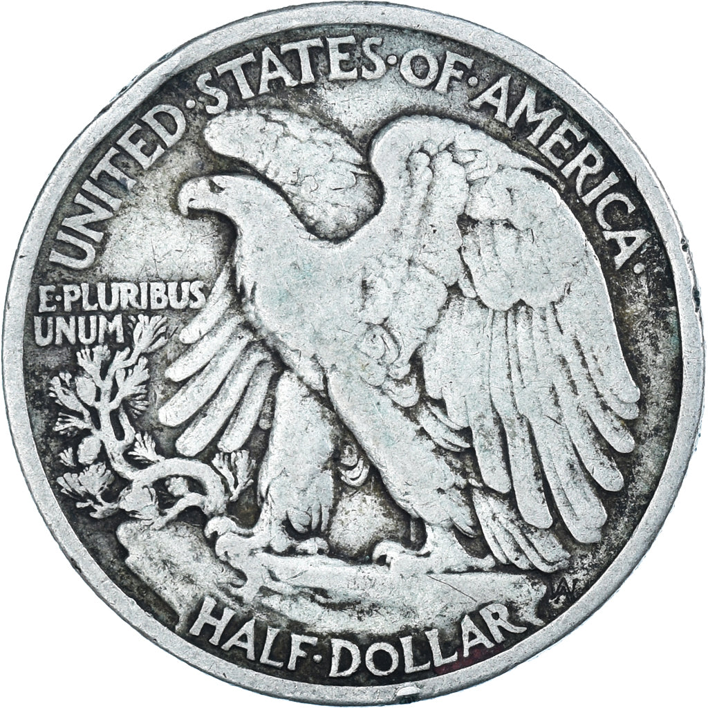 Coin, United States, Walking Liberty Half Dollar, Half Dollar, 1935, U.S. Mint