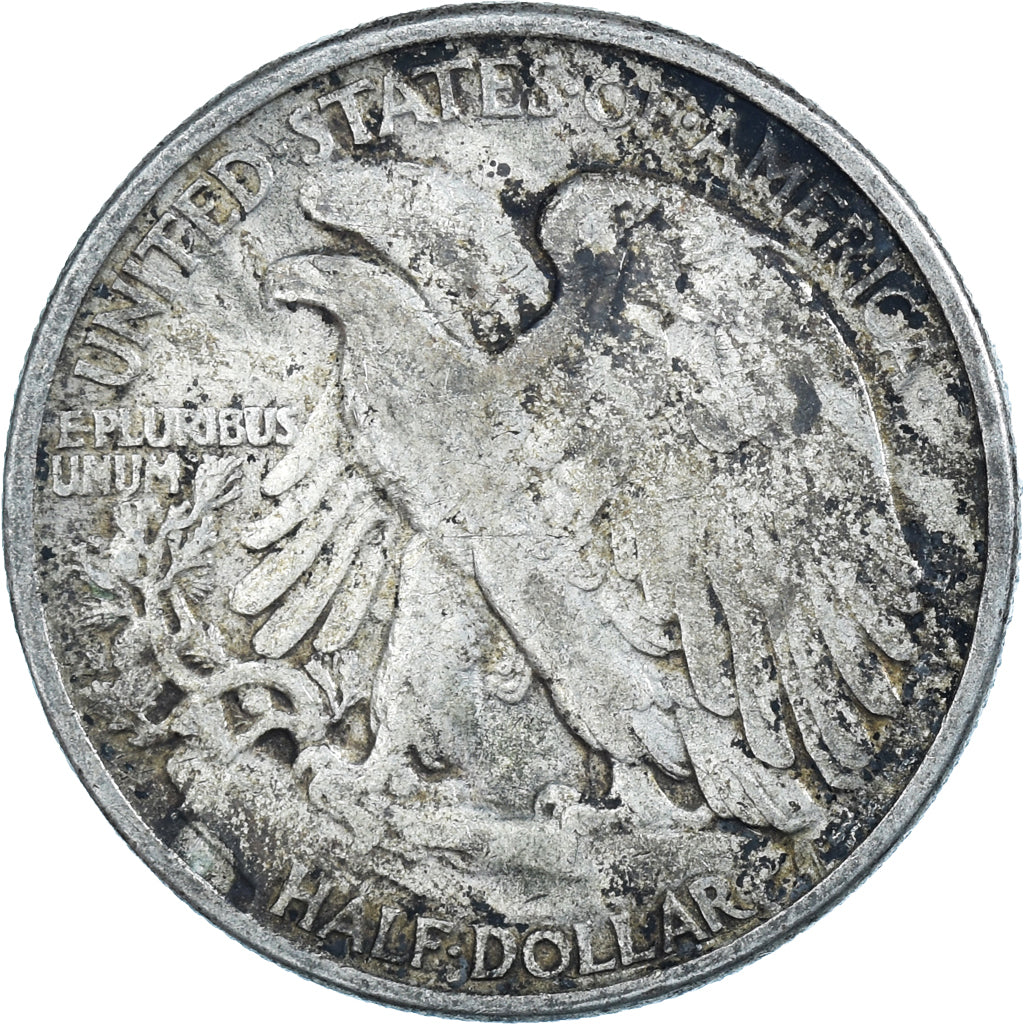 Coin, United States, Half Dollar, 1943, Philadelphia, VF(30-35), Silver, KM:142