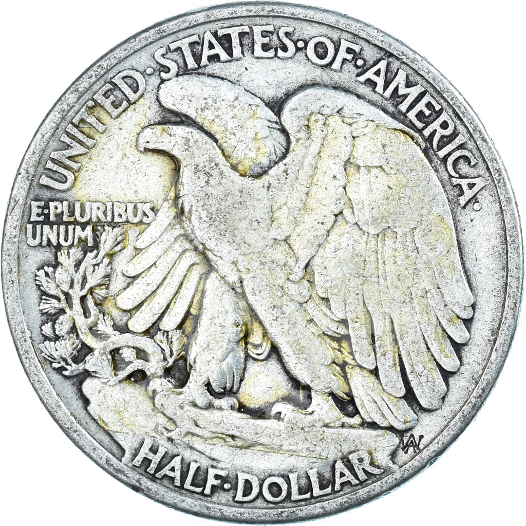 Moneta, Stati Uniti, Half Dollar, 1943, Philadelphia, MB, Argento, KM:142