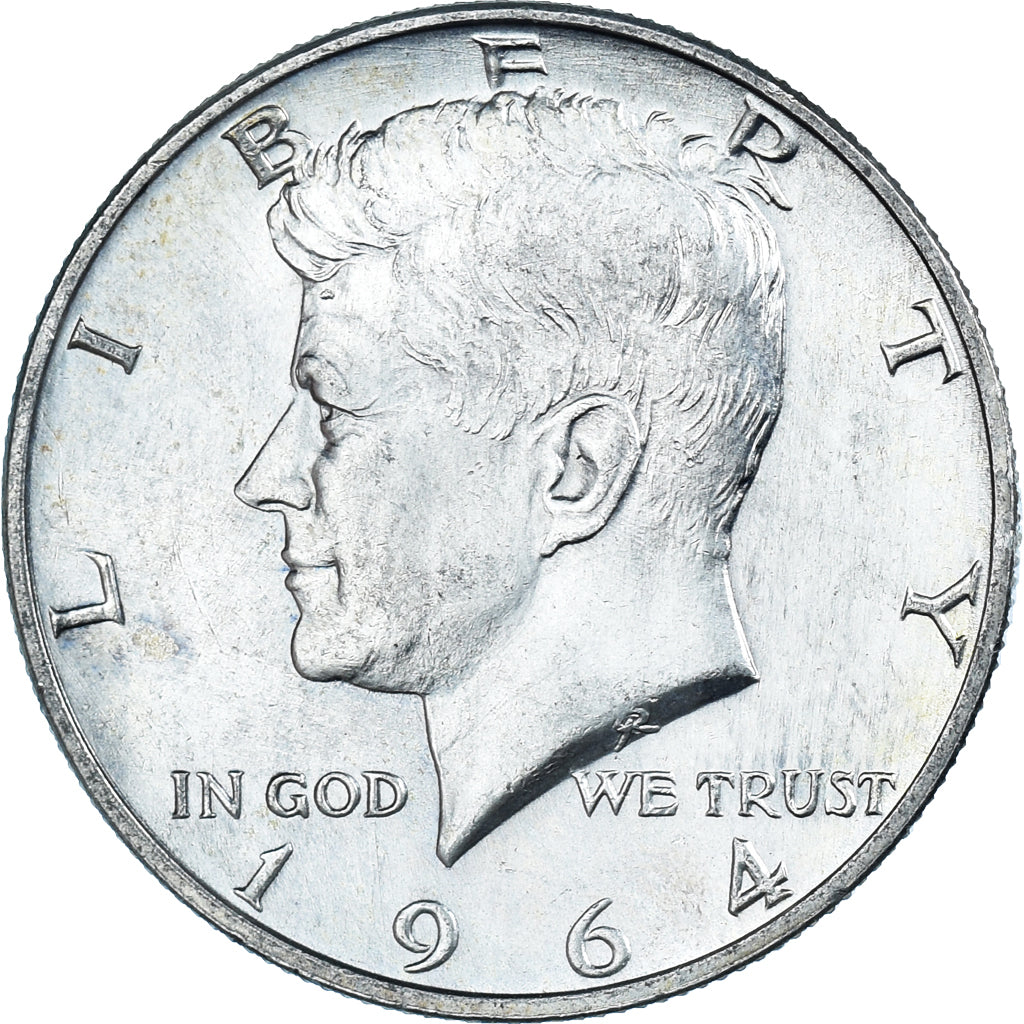 Münze, Vereinigte Staaten, Kennedy Half Dollar, Half Dollar, 1964, U.S. Mint