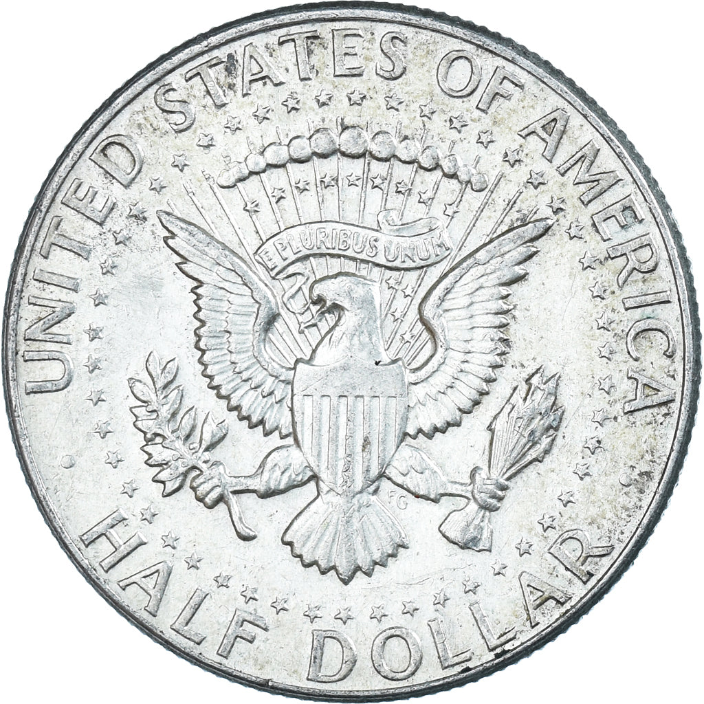 Coin, United States, Kennedy Half Dollar, Half Dollar, 1964, U.S. Mint