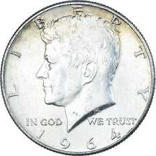 Coin, United States, Kennedy Half Dollar, Half Dollar, 1964, U.S. Mint
