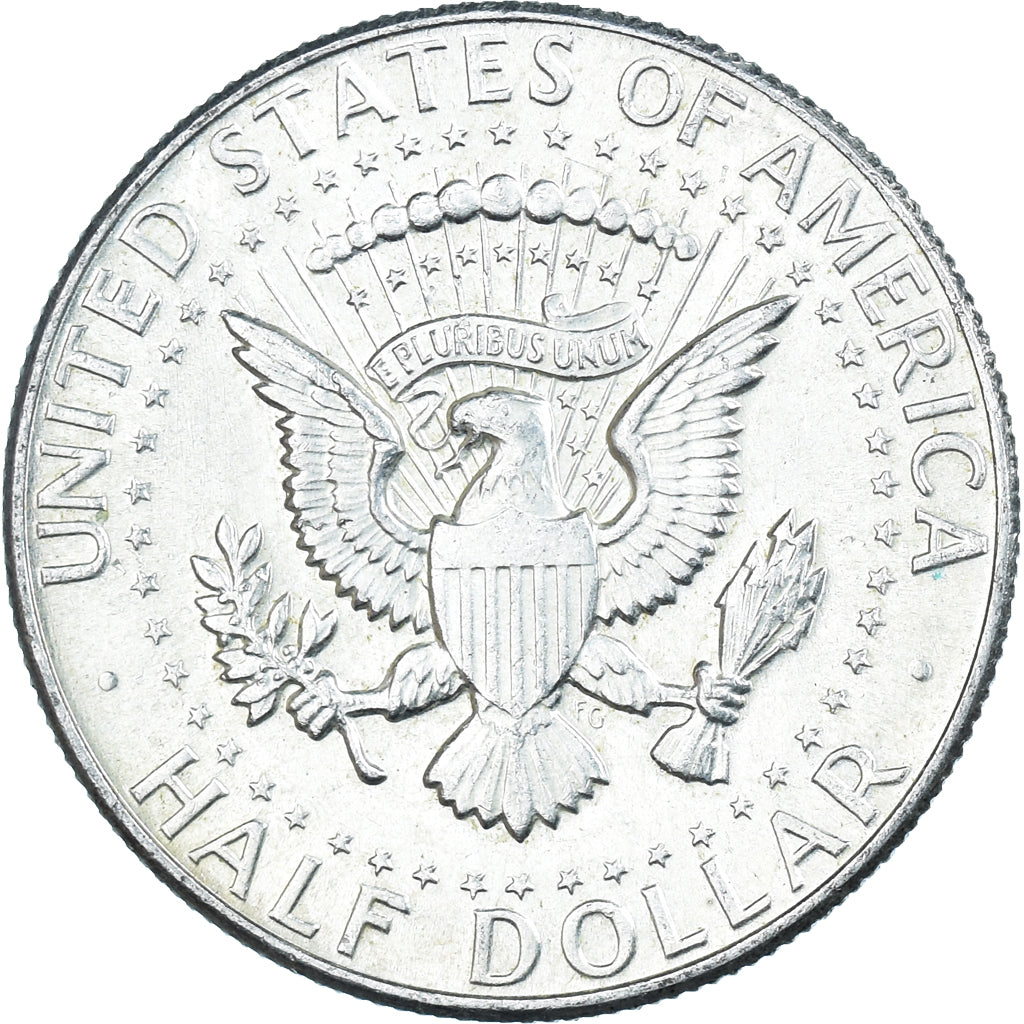 Coin, United States, Kennedy Half Dollar, Half Dollar, 1964, U.S. Mint