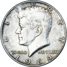 Coin, United States, Kennedy Half Dollar, Half Dollar, 1964, U.S. Mint