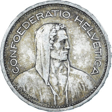 Coin, Switzerland, 5 Francs, 1931, Bern, VF(30-35), Silver, KM:40