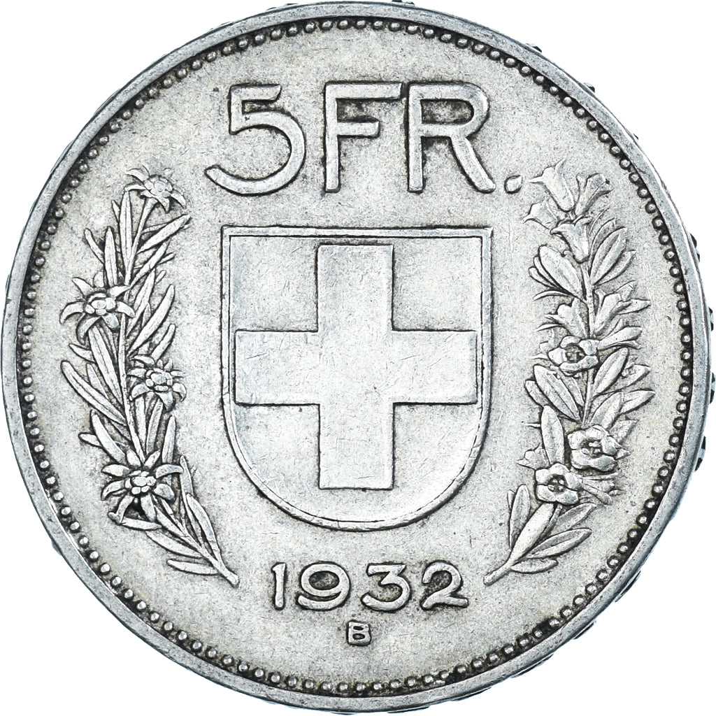 Monnaie, Suisse, 5 Francs, 1932, Bern, TTB+, Argent, KM:40