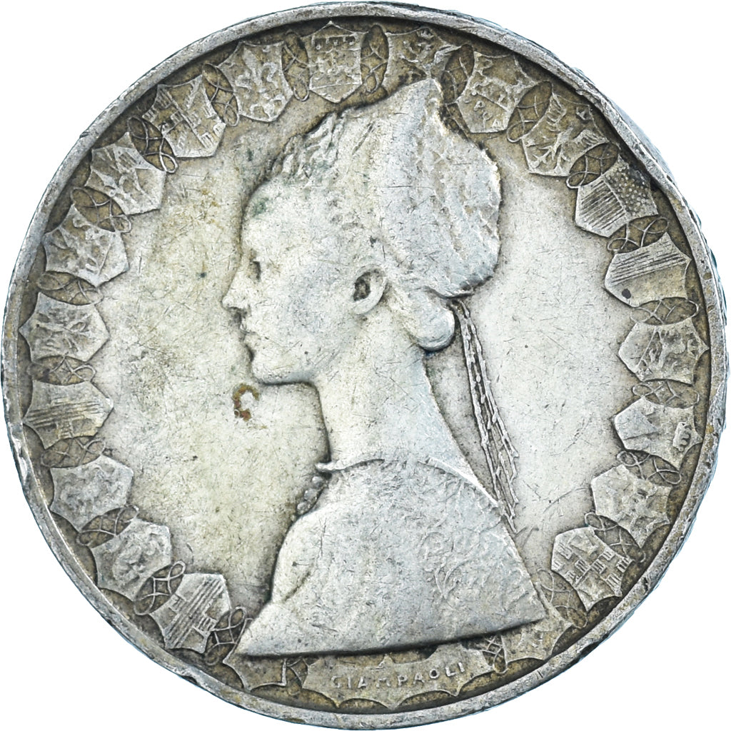 Coin, Italy, 500 Lire, 1960, Rome, VF(20-25), Silver, KM:98
