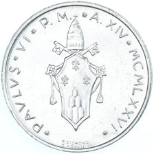 Coin, VATICAN CITY, Paul VI, 500 Lire, 1976, AU(55-58), Silver, KM:123