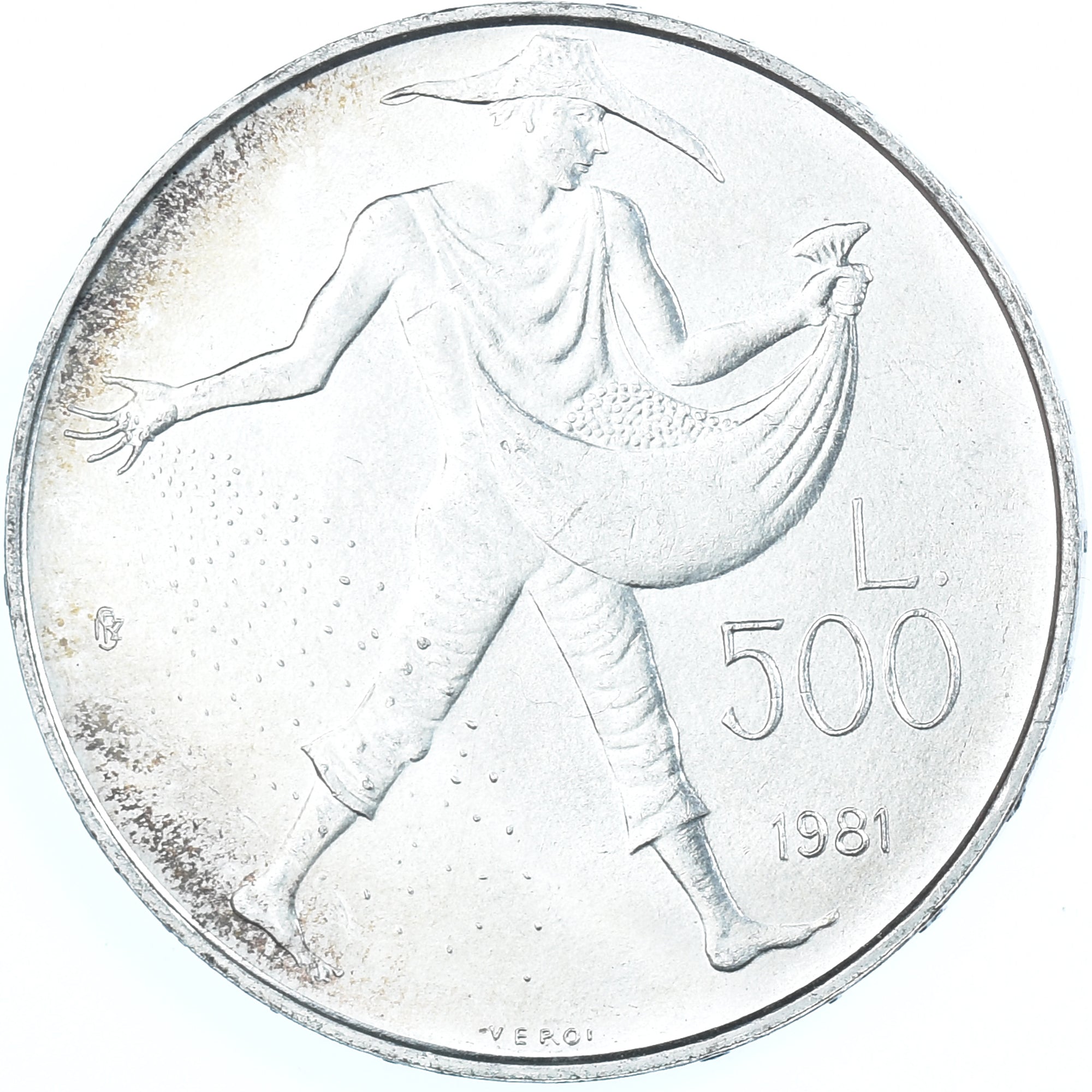 Moneda, San Marino, 500 Lire, 1981, Rome, SC, Plata, KM:126