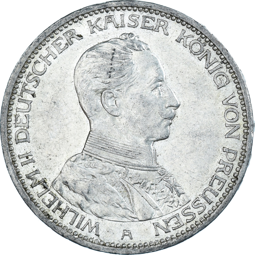 Monnaie, Etats allemands, PRUSSIA, Wilhelm II, 3 Mark, 1914, Berlin, TTB+