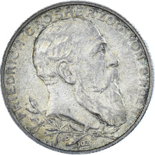 Coin, German States, BADEN, Friedrich I, 2 Mark, 1902, Karlsruhe, AU(55-58)